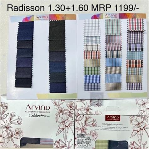 PV PC Formal Radison Arvind Fabric Combo Packs Machine Wash At Rs 350