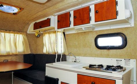 Scamp 13 Fiberglass Lightweight Travel Trailer Camper - Standard Layout 1 Big Bed - Scamp Trailers