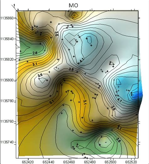 Diagrama De Interpolación Por Kriging Puntual Para La Variable Mo Download Scientific Diagram