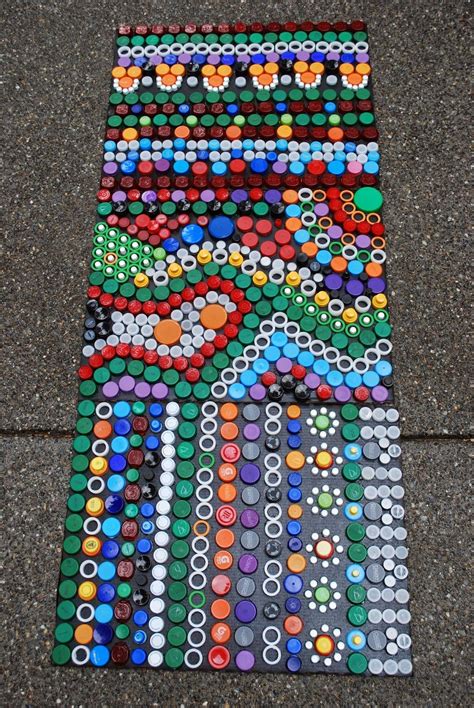 Patterns And Plastic Make It A Wonderful Life ≈≈ Bottle Top Art