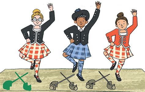 Highland Dance Clipart