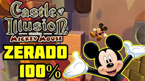 Mickey Castle Of Illusion Remake Zerado Todos Os Itens