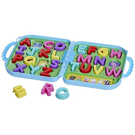 Peppa Pig Peppa’s Alphabet Case, ABC Toys, Puzzle Preschool Toys for 3 ...