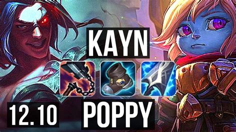 KAYN Vs POPPY JNG 5 1 11 500 Games 1 1M Mastery NA Diamond