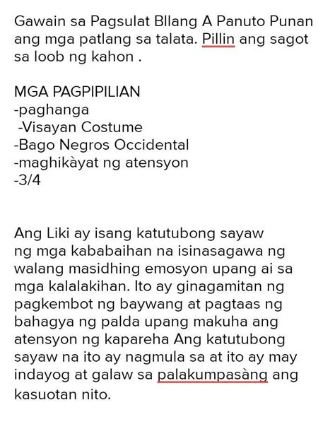 Pasagot Po Sana Nito Ng Maayos Kung Hindi Po Kaya Wag Na Lang Pong