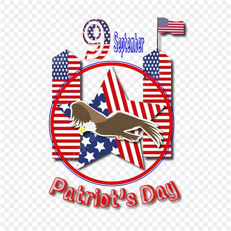 Eagle Patriotic Clipart Hd Png Happy Patriot Day With Eagle American