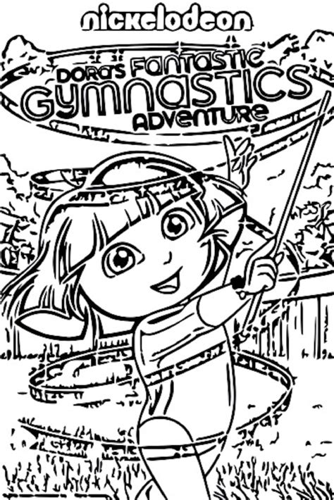 Dora The Explorer Dora S Fantastic Gymnastics Adventure Poster