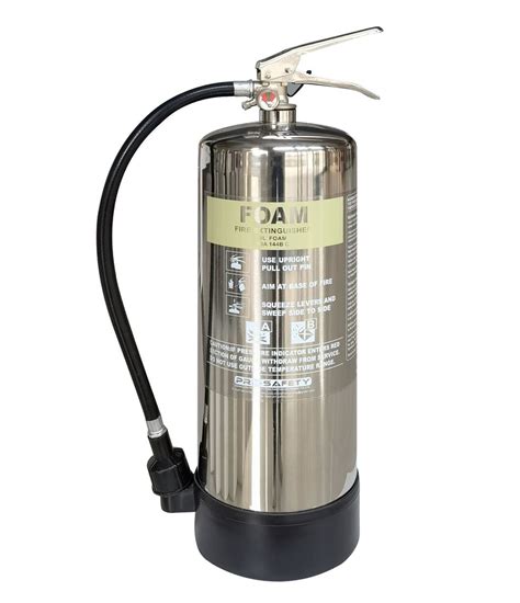 Stainless Steel Foam Fire Extinguisher European Model China Stainless