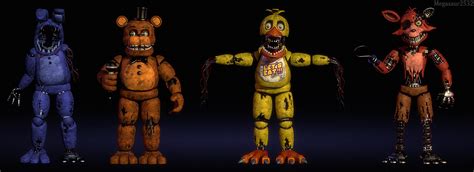 C4dfnaf Fnaf 2 Withereds By Megasaur2532 On Deviantart