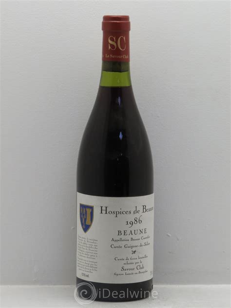 Buy Beaune 1er Cru Hospices de Beaune Cuvée Guigone de Salin 1986 lot