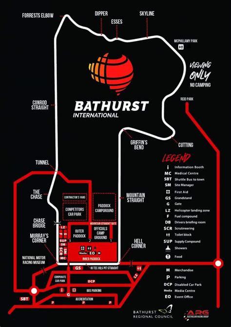 Track Map - Bathurst International