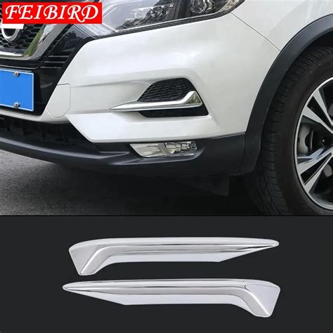 Auto Accessory Front Fog Lights Lamp Eyelid Eyebrow Cover Trim ABS