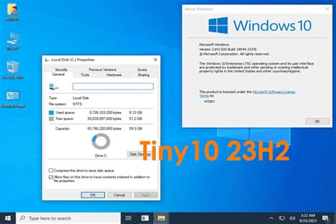 Tiny10 23H2 – New Windows 10 Lite Free Download ISO & Install