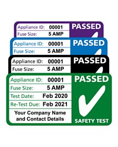 Personalised Th Edition Pat Test Labels X Mm Labels Online