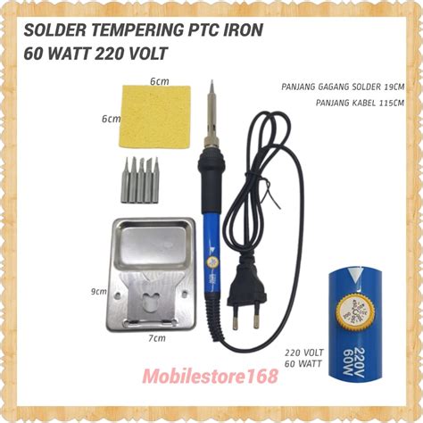 Jual SOLDER LISTRIK SOLDER TANGAN SOLDER IRON ADJUSTABLE TEMPERATURE