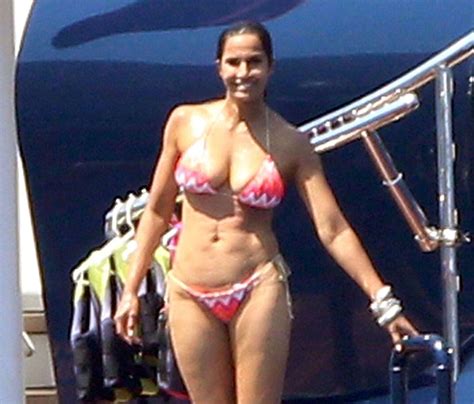 Padma Lakshmi Bikini Candids In Capri Hot Celebs Home