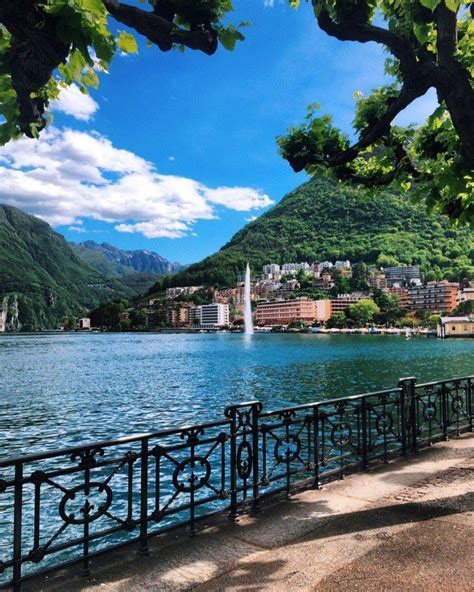 Lake Views In Lugano Switzerland Beautiful Places To Travel Places