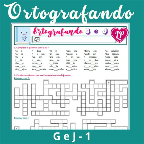 Palavras Com G E J Exercícios - Palavras Com G E J Exercícios - MAGEDU
