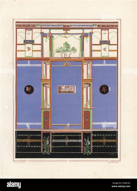 Choix des plus belles et intéressantes peintures de pompéi Banque de