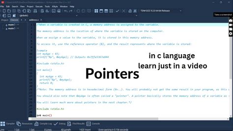 Introduction To Pointers In C Learn Pointers In C Language Pointers