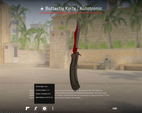 CSGO CS2 Butterfly Knife Autotronic FT Video Gaming Gaming