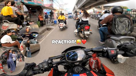 Cute Girl Reaction On Kawasaki Z900 Part 2 Cutegirlreaction Z900