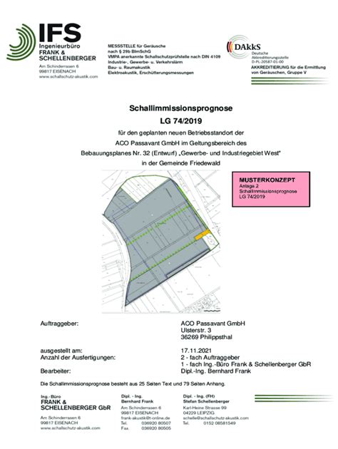 Ausf Llbar Online Gemeinde Friedewald Bebauungsplan Nr Gewerbe Fax