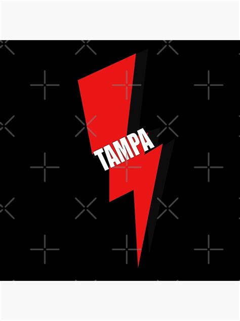 Utampa Lightning Bolt Poster By Designs Hj Redbubble