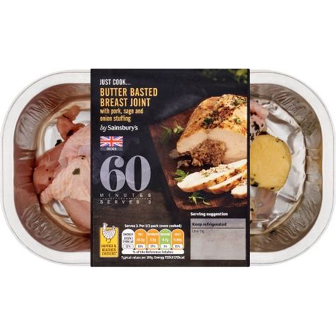 Sainsbury S Just Cook Butter Basted Breast Joint With Pork Sage Onion