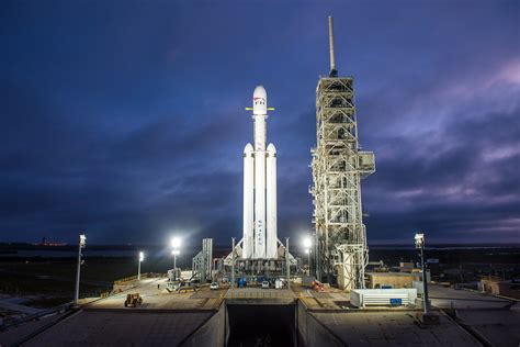 Falcon Heavy Demo Mission Official Spacex Photos Flickr