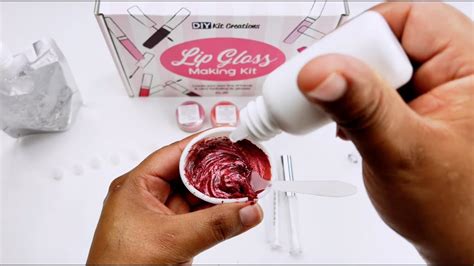 Diy Lip Gloss Making Kit By Diy Kit Creations Youtube