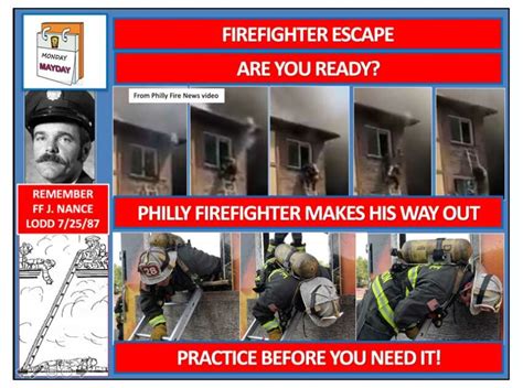 Mayday Monday Firefighter Self Rescue Fire Engineering Firefighter Training And Fire Service