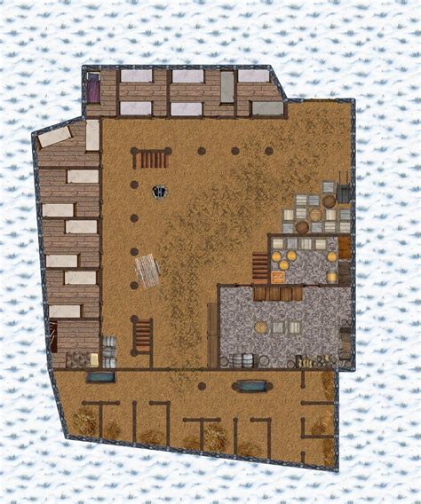 Carnath Roadhouse Snow Variant Hoard Of The Dragon Queen Episode 5 Battlemaps