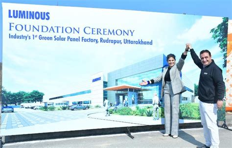 Luminous Announces India S First Green Solar Panel Manufacturing