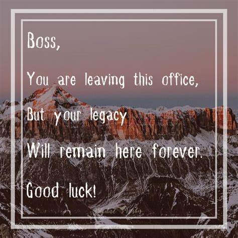 Farewell Messages For Boss Goodbye Quotes For Boss Artofit