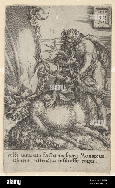 Hercules And The Hind From The Labors Of Hercules 1550 Heinrich