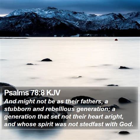 Psalms 78 8 KJV Bible Verse Images