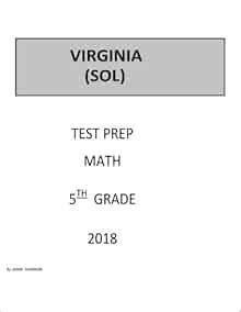 5th Grade Virginia SOL Test Prep 5th Grade Virginia Standards Of