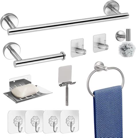 Dica 4200TS Juego Completo de Accesorios de 6 Piezas para Baño Acabado