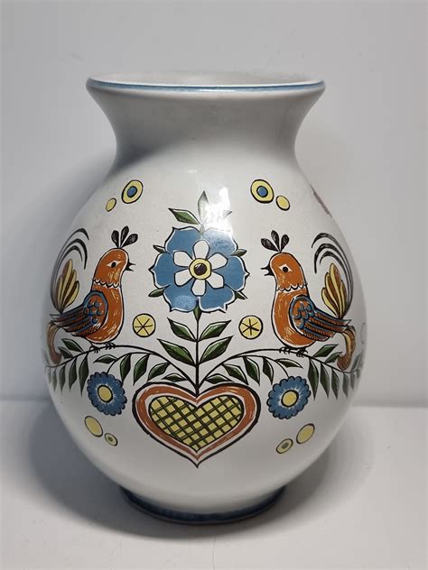 Vintage Ulmer Keramik Vase Made In Germany Etsy