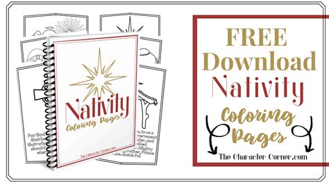 Free Printable Nativity Coloring Pages for Christmas - The Character Corner