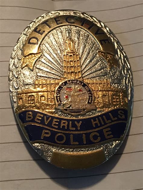 Collectors-Badges Auctions - Beverly Hills California Police Detective ...