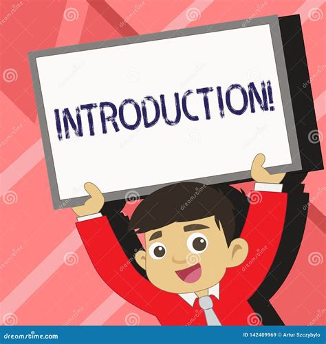 Introduction Word With Man Stock Photo | CartoonDealer.com #222804720