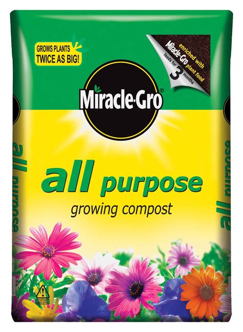 Miracle Gro Multi Purpose Compost 50l Departments Diy At Bandq