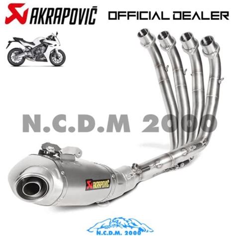 Akrapovic Pot DÉchappement Titane Système Complet Honda Cbr 650 F 2014