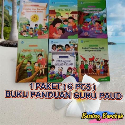 Jual Buku Panduan Guru Paud Kurikulum Merdeka Paket Isi Pcs Buku