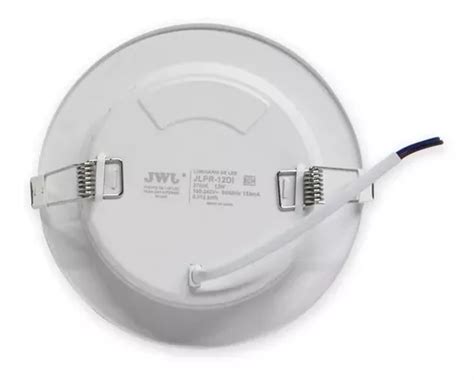 Plafon Led W Empotrable Luz Blanca Redondo Pzs Jwj Meses Sin