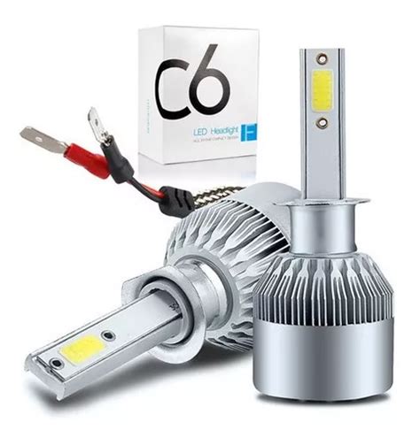 Kit Faros Foco Led C6 H1 Alta Baja 8000lm 72w 6000k Meses sin interés