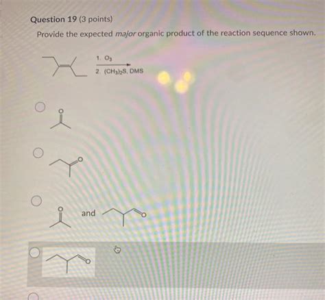 Solved Question 19 3 Points Provide The Expected Major Chegg