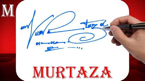 Murtaza Name Signature Style M Signature Style Signature Style Of My Name Murtaza Youtube